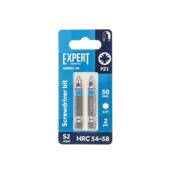 Насадка крестообразная PZ1 50мм  2шт EXPERT STARTUL (SE8621-50)