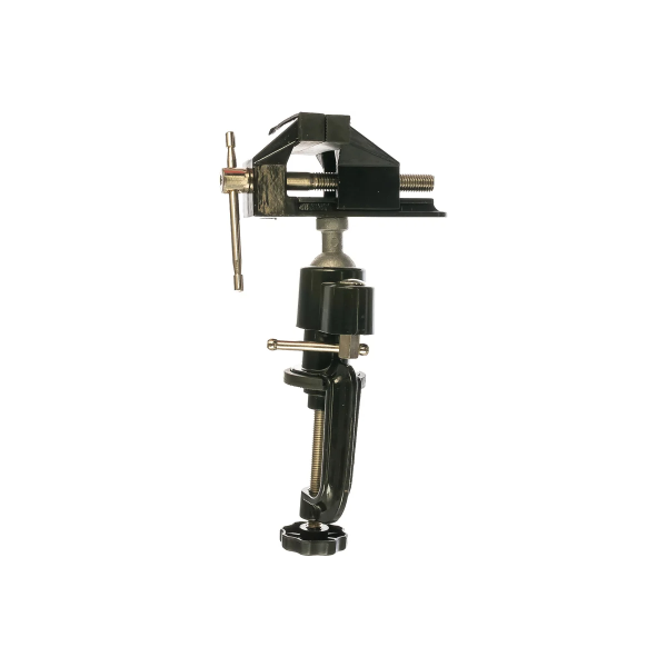 Тиски настольные, многофункциональные, смен.насадка-хомут для дрели,шарнирный мех-зм, 70 мм// MATRIX