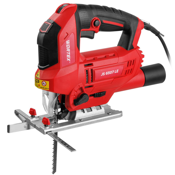 Лобзик электрический WORTEX JS 6507 LE в кор. 650 Вт, 500-3000 ход/мин, пропил до 65 мм, арт.1333579