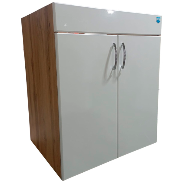 Тумба Neo Breeze 60, напольная, 2 двери, белый/дерево