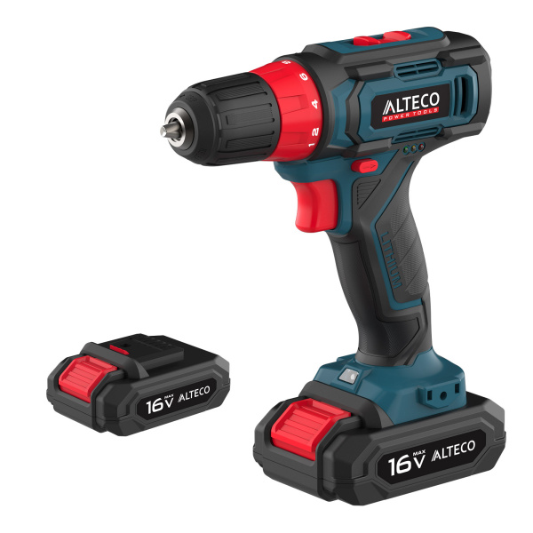 Дрель шуруповёрт аккумуляторная CD 16-30 2х1,5 Ah ALTECO