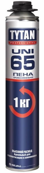TYTAN пена ПРОФ 65 UNI О2  (750 мл)