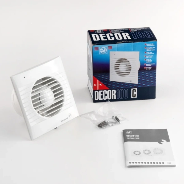 Вентилятор SOLER PALAU накладной Decor 100C