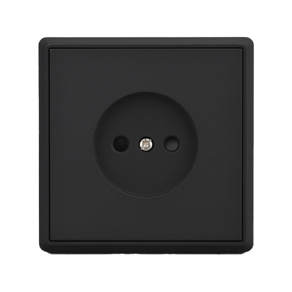 Розетка Brilliant E2-108-3 б/з антрацит