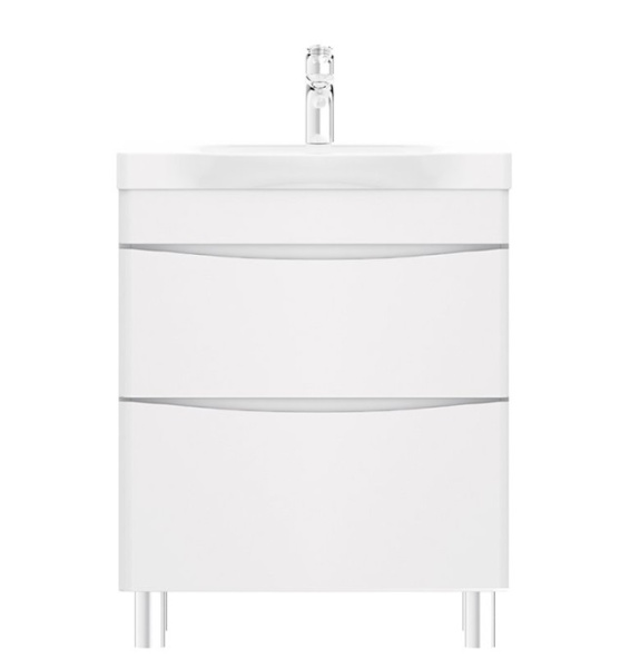 Тумба под умывальник AM.PM Like 65 см ,напольный белый, M80FSX0652WG