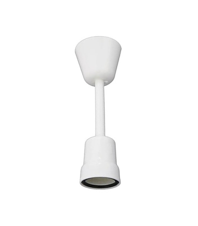 Патрон белый VT/E27/WITH ROSETTE&TERMINAL/WHT/PLS LAMPHOLDER