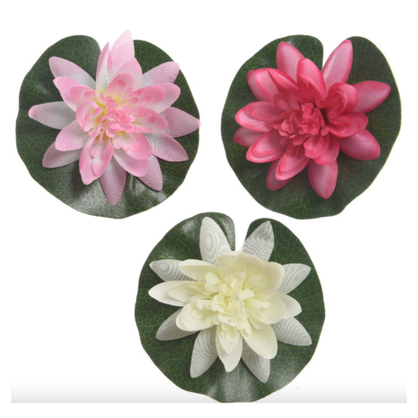 Растение искусственное плавающее Лотос 4 см