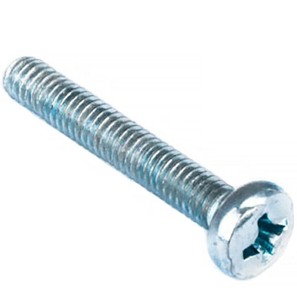 Винты пкр. DIN 7985 М4x30 с гайк.и шайб. (белый цинк 8 шт)