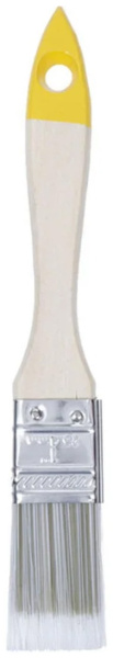 Кисть плоская "Хобби" искуств щетина пласт рукоядка 25мм 0103610
