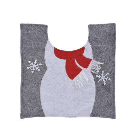 Набор Новогодний Koopman 2 шт чехол для крышки унитаза и коврик 3 вида в ассортименте AAF512070