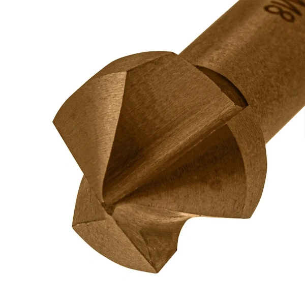 Зенковка конусная под М8, HSS, по металлу, 6-гранный хвостовик// Denzel