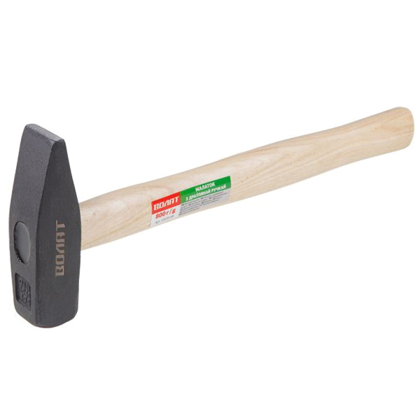 Молоток 0,8кг с дер.рукояткой ВОЛАТ