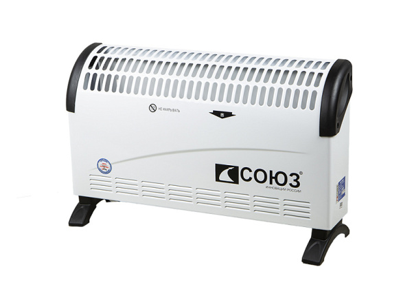 Обогреватель конвекторный СОЮЗ КОС-1000С 500/1000Вт, СТИЧ, мех.термостат, напольн/настен