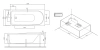 Панель фронтальная для ванны AM.PM Like 150см W80A-150-070W-P