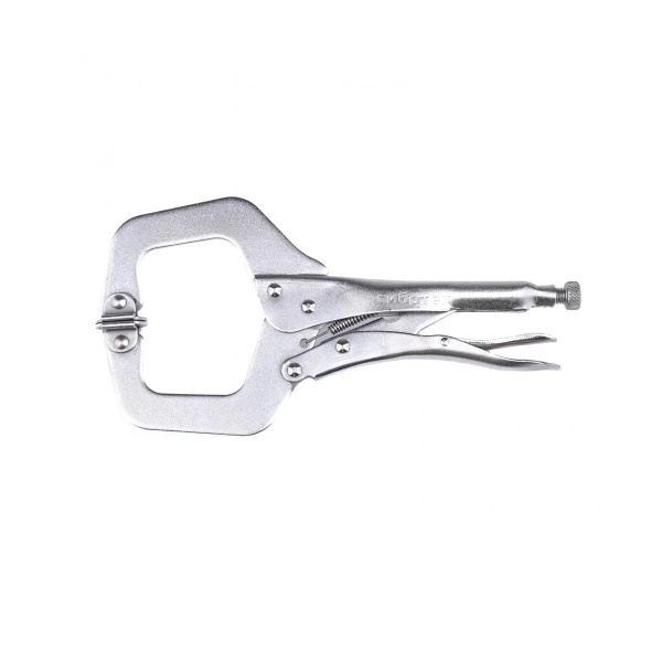 Зажим ручной, увеличенный захват, подвижные губки, 270 мм// Сибртех