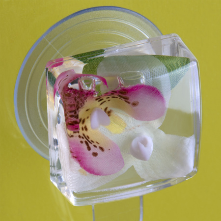 Крючок White orchid 4х2,5х7,5 см белый/розовый