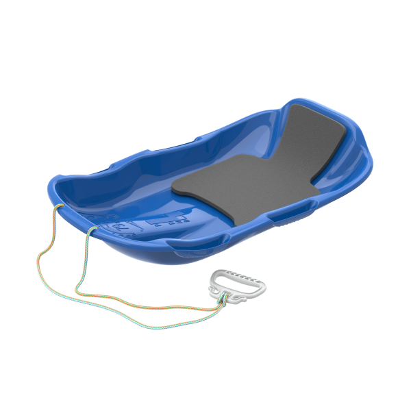 Санки-ледянки Комета 74х43х15 см мягкая сидушка и ручка в ассортименте АП 250