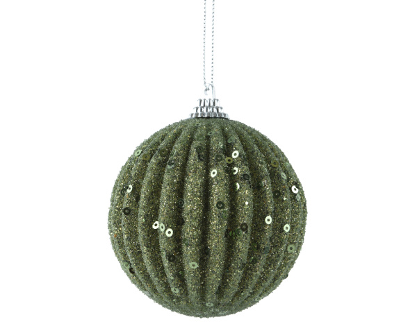 Шар елочный 8 см rosemary green 451760 Kmg