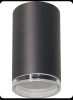 Светильник накладной WOLTA WSL-GU10/14B AQUA под лампу GU10 IP44 Черный матовый D55x110mm