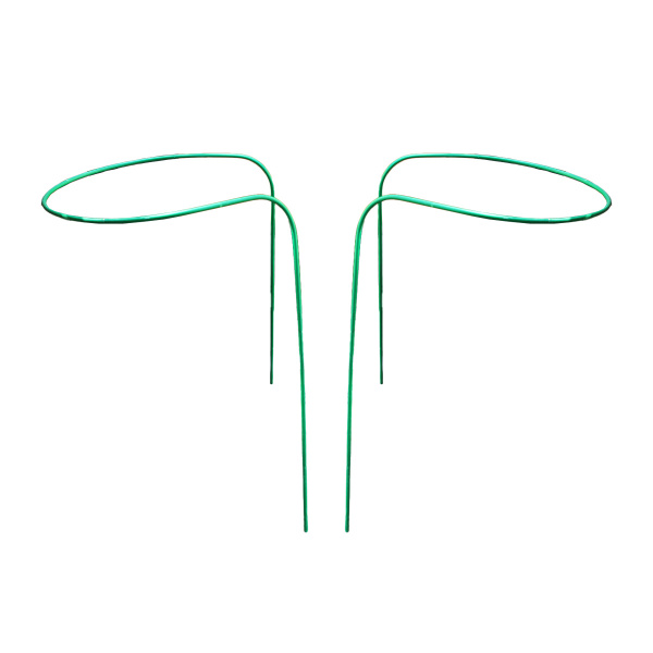 Кустодержатель металл в пвх 2шт, d 60см h 75см
