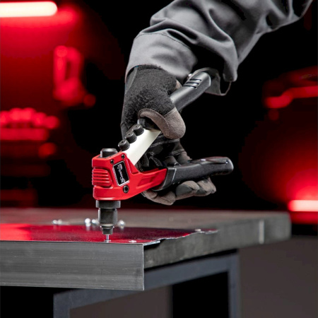 Заклепочник ручной, литой, 200 мм, заклепки 2,4-3,2-4,0-4,8 мм, PRO// Matrix