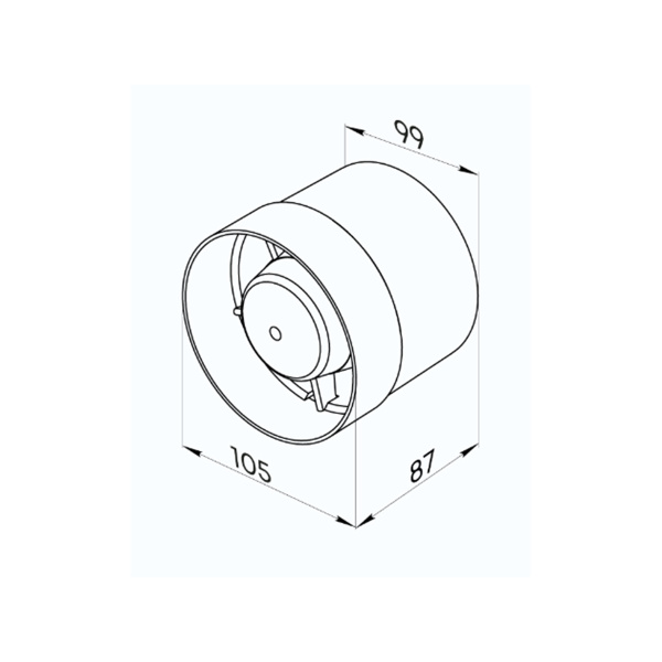 Вентилятор ZERNBERG Topaz 100