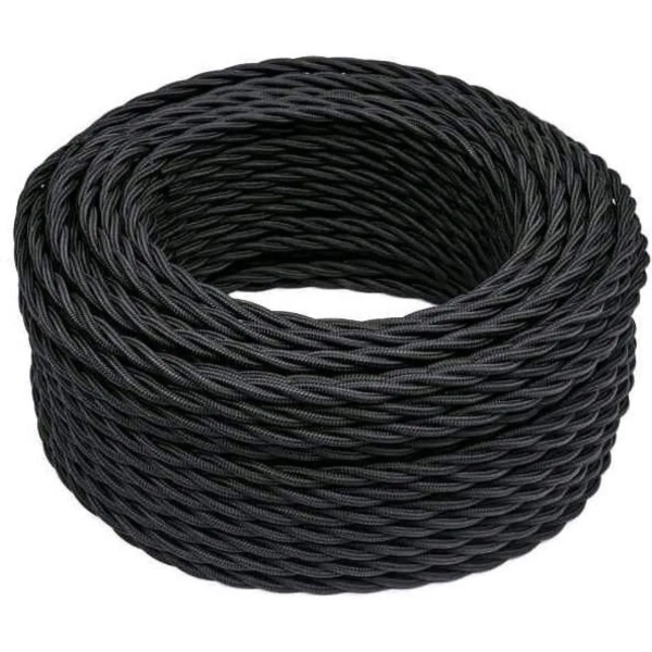 Провод Ретро 2*2,5 черный (матовый) В1-425-73-50