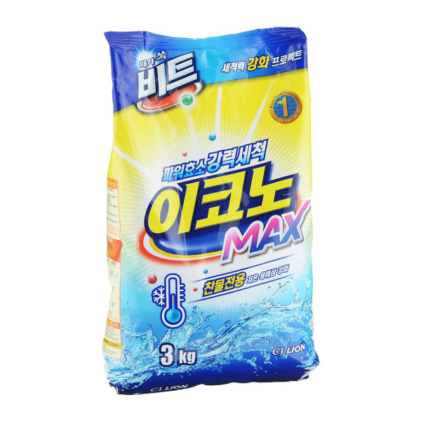 Порошок стиральный CJ LION Econo Plus 3кг мягкая упаковка