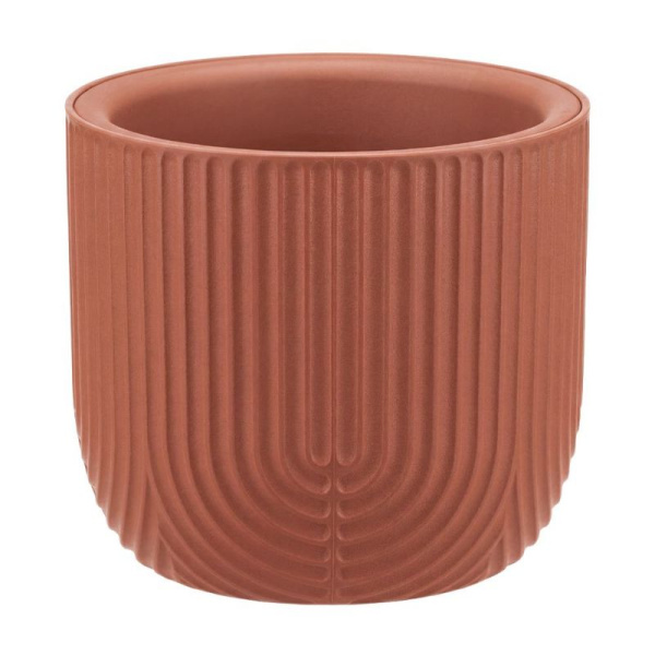 Кашпо РАМОНА D180мм 1,9л со вставкой, Терракотовый М 3261