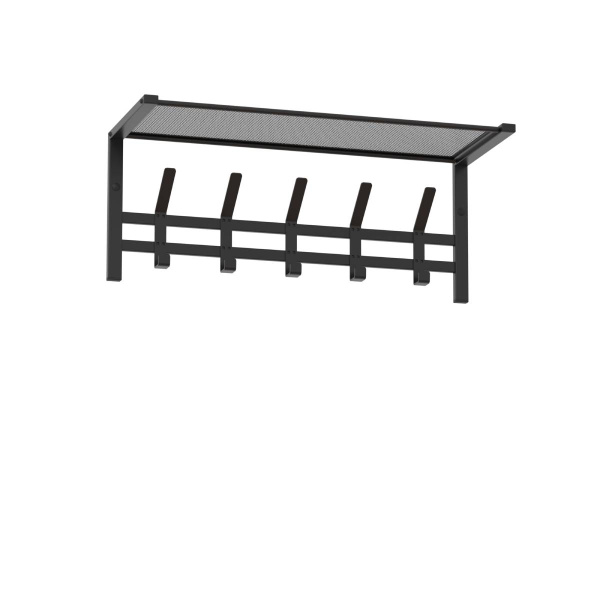 Вешалка с полкой ЗМИ Торонто 21 Черный