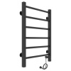 Полотенцесушитель Ларис Феличия ЧКЧ6 400х600 электро (Черный Муар) Правое подключение