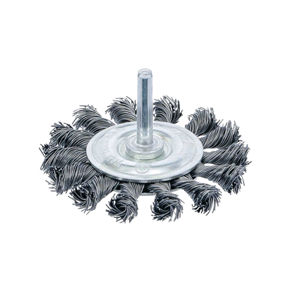 Щетка дисковая TULEX 853132-65 для дрели,со шпилькой,плетеные пучки стальной проволоки 0,5мм,д.65мм