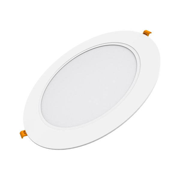 Светильник Gauss LED Elementary Downlight круг 20W 1700lm 4000K 170-260V IP20 170*26 монтаж бел 9974