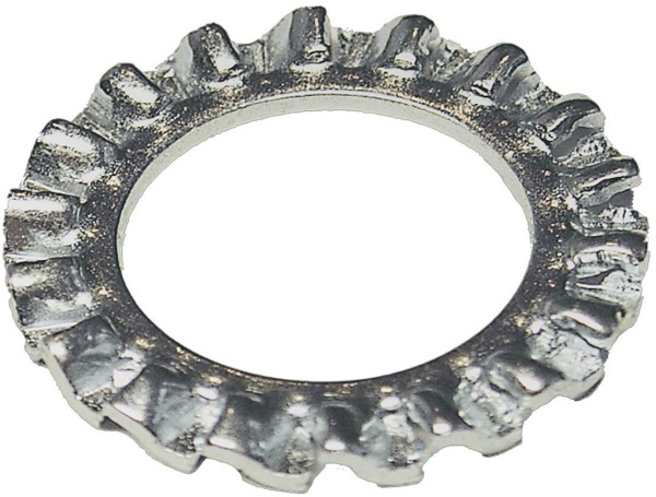 Шайба зубчатая оцинк. DIN 6798  8мм(10шт)