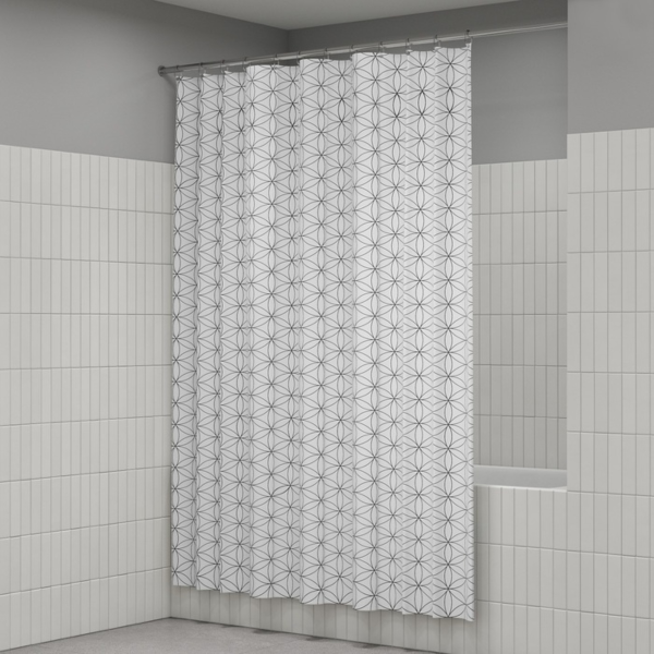 Штора для ванной IDDIS 200x180 см полиэстер BB04P18i11