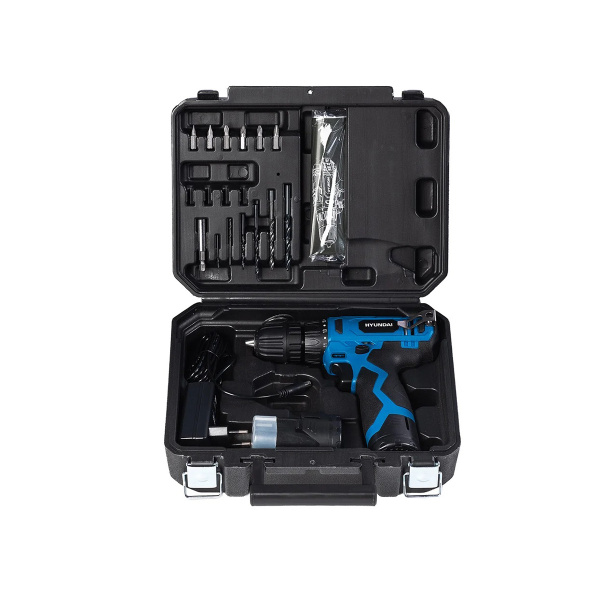 Дрель-шуруповерт HYUNDAI , 2 АКБ Li-on, HY-1210 LI