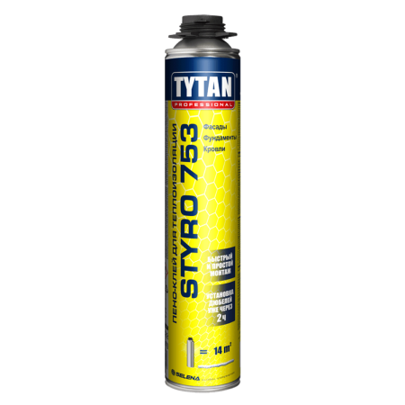 Клей Tytan STYRO 750мл для пенополистирола 753