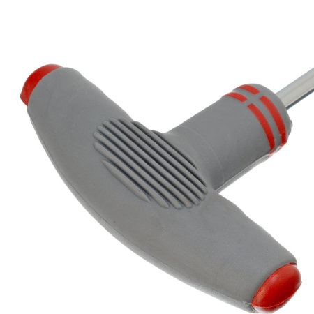 Отвертка с Т-образной эргономичной ручкой и набором бит, 11 шт/ MATRIX