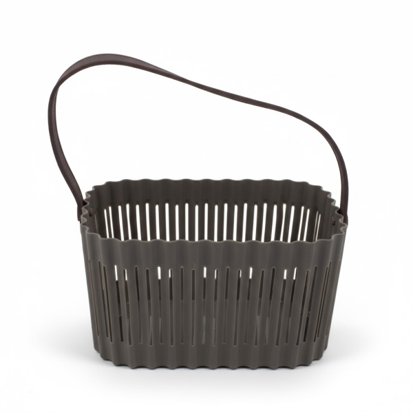 Корзина для хранения с прорезями и волнистым краем 26,7х18х14,5см 5,1л A09-9186