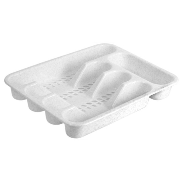 Лоток-вкладыш для столовых приборов сетчатый - Белый М 1142