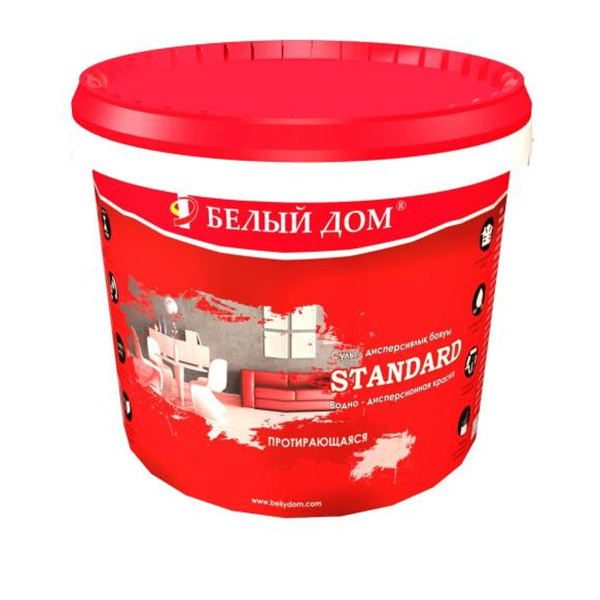 Краска акриловая Белый Дом STANDARD 15 кг