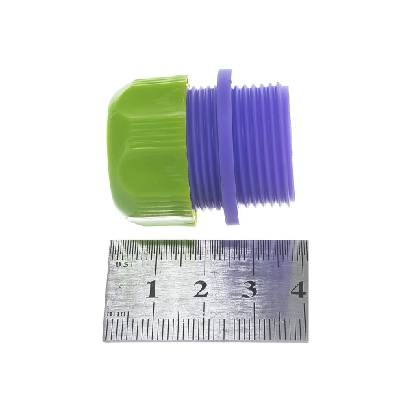 Соединитель пластмассовый для шланга 1/2", с внешней резьбой 3/4"// Palisad