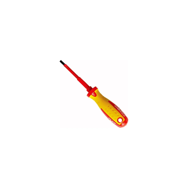 Отвертка Insulated, SL3,0 x 80 мм, CrMo, до 1000 В, двухкомп. рукоятка// Matrix