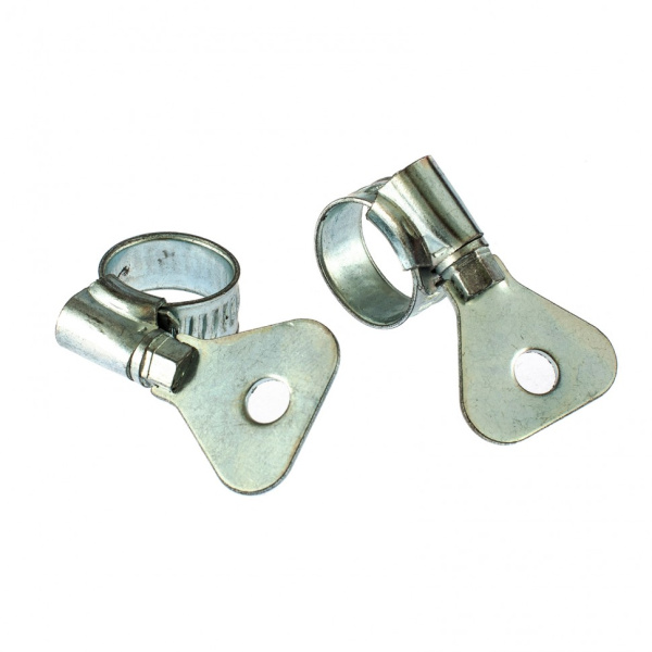 Хомуты металлические, червячные 35-51 мм, ширина 12 мм, англ. тип, W1, 2 шт.// Сибртех