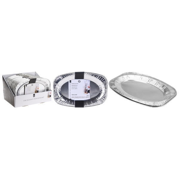 Набор алюминиевых тарелок для барбекю 2 шт 35х23,5 см DV5300040 К