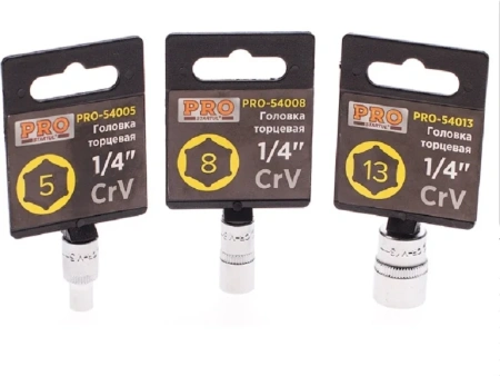 Головка 1/4" 14мм 6гр. PRO STARTUL (PRO-54014)