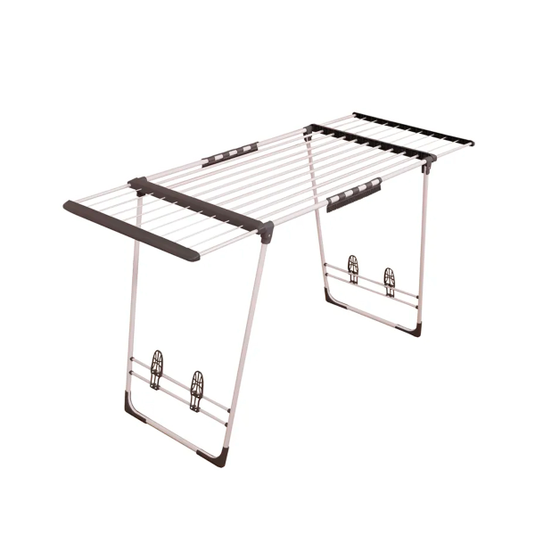 Сушилка для белья DH с держателем для обуви и зажимами для белья и носков 22м LR-002G 