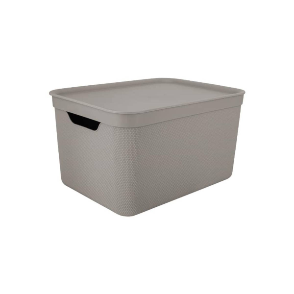 Короб для хранения ROTHO JIVE DECO 16л капучино 1052307422