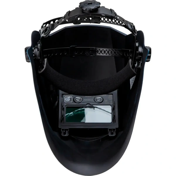 Щиток сварщика с самозатемняющимся светофильтром Solaris ASF520S (голубой глянец), арт.ASF520S.PBL