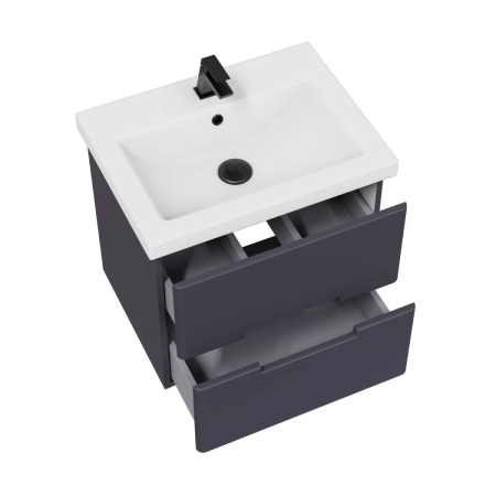 Комплект тумба SanStar Noche 60 подвесная, умывальник Como 60